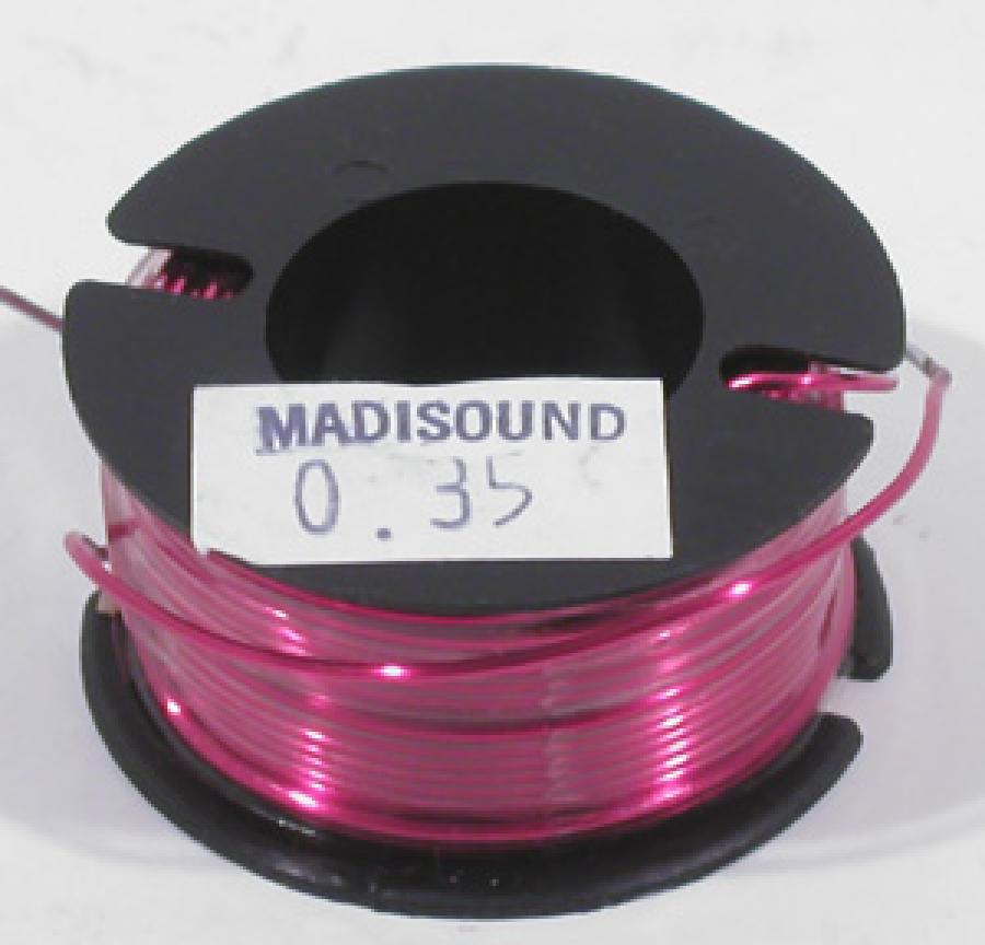 Madisound 0.35 mH 20 AWG Air Core Inductor