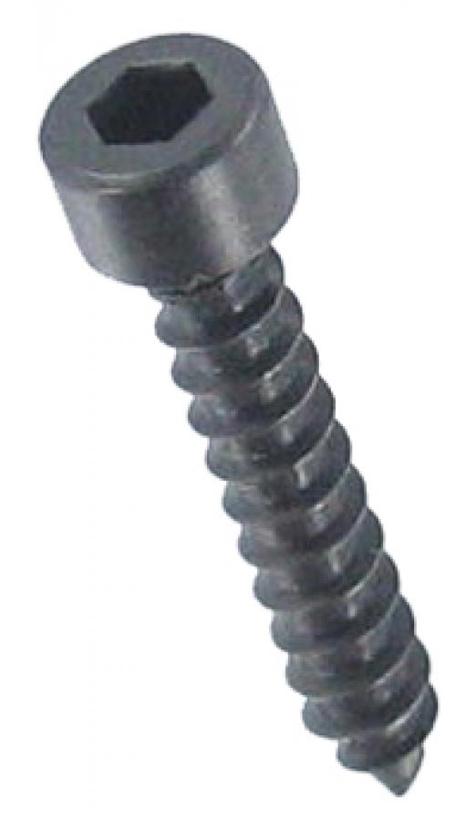 Screw Size 6, 3/4" Hex Socket Head, Black Ox & Wax Finish