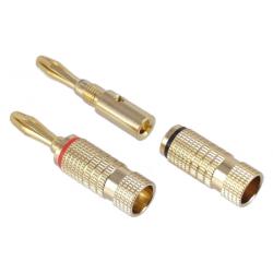 Plugs: EG-SPLUGR Single Banana Plug Red