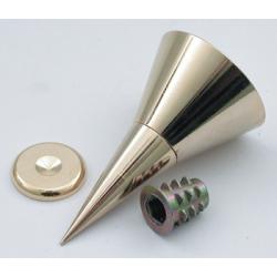 Feet: Yung YBLCG Gold Plated Long Subwoofer Tiptoe 2.15"
