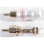 Plugs: YRCA4-R RCA Plug - 4cm long - Red band