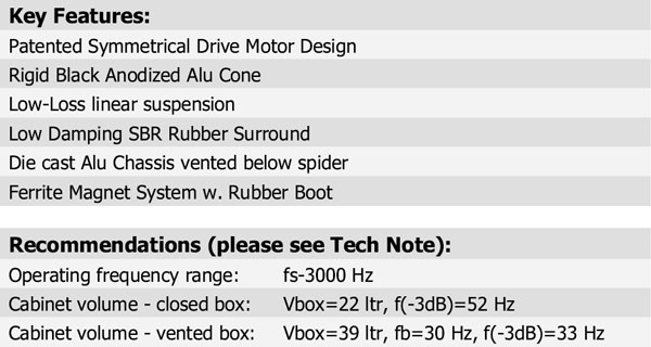 22W/8857T-00 Parameters 3
