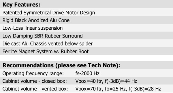 26W/8867T Parameters 3