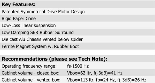 26W/8861T Parameters 3