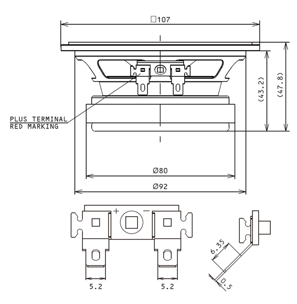 Fostex FE103NV2 mechanical 2
