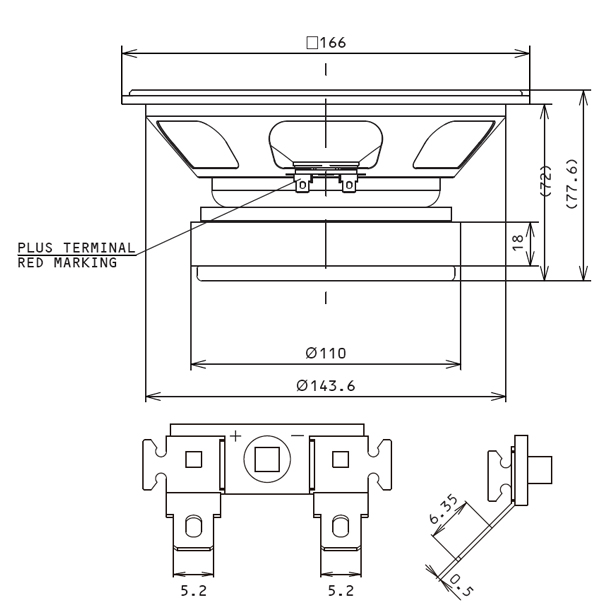 Fostex FE166NV2 mechanical 2