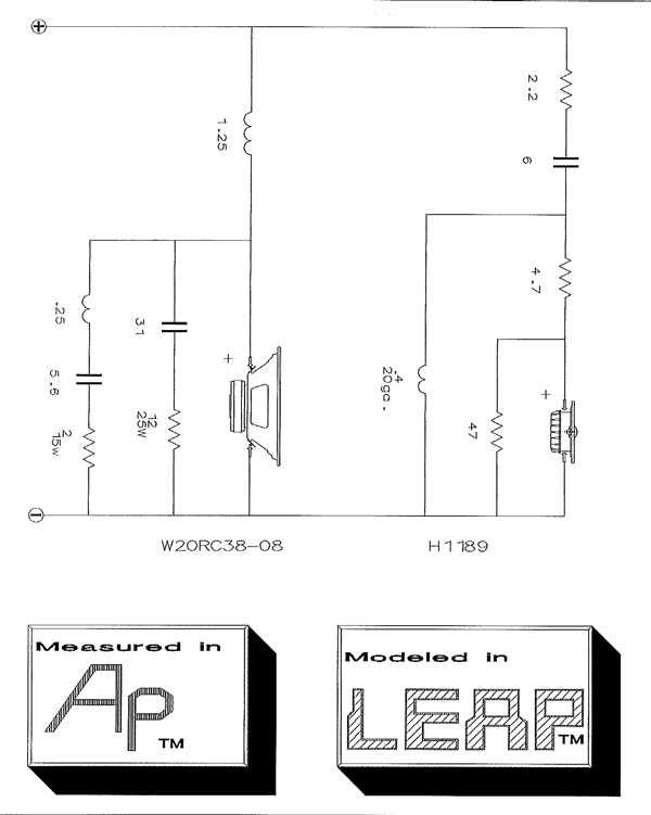 LEAP Design Special crossover schematic