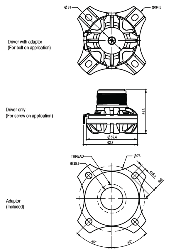 SB Audience Rosso-25CDN-P parameters