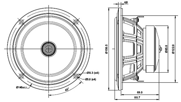 SB13 COAX ROUND -MECHANICAL