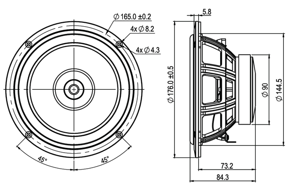SB Acoustics SB16FRPC25-7 parameters