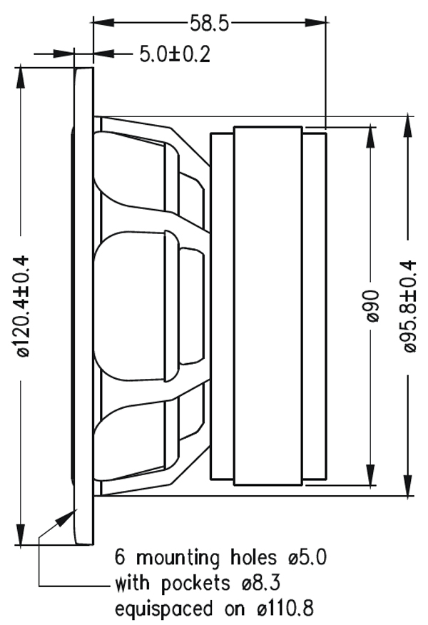 SEAS Excel W12CY-004 mechanical