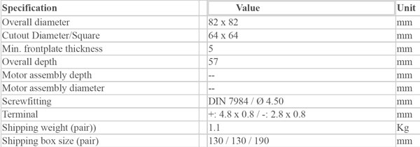 Accuton C30-6-024 Parameters 2