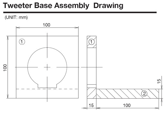 Top mount drawing plans