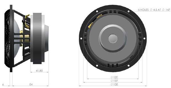 Accuton C158-6-851 Mechanical Drawing