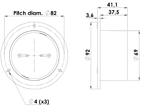 ScanSpeak D2008/8511 Mechanical Drawing