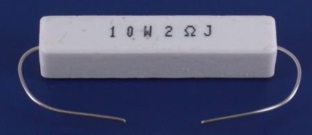 Photo of sand cast resistor