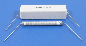 Photo of sand cast resistor