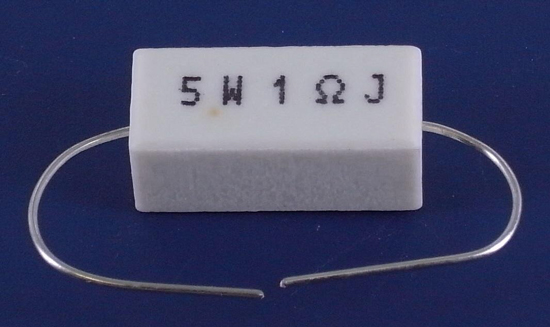 Photo of sand cast resistor