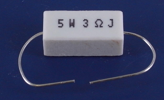 Photo of sand cast resistor