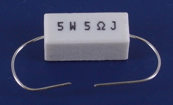 Photo of sand cast resistor