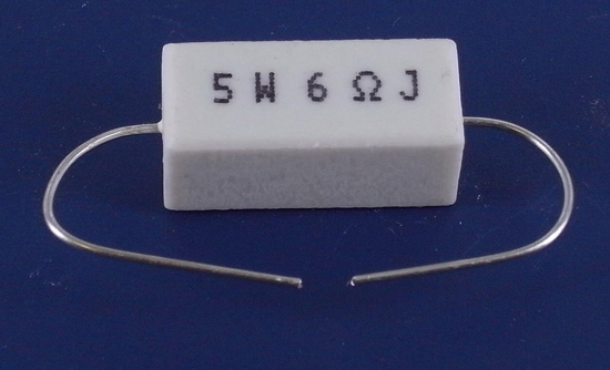 Photo of sand cast resistor