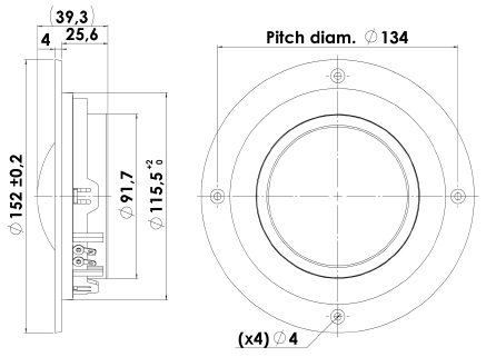 ScanSpeak Discovery D7608/9200-10 Mechanical Drawing
