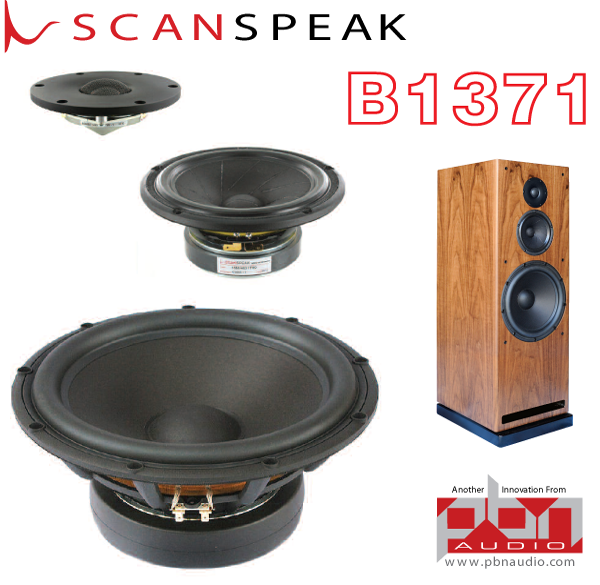 Scan-Speak Revelator B1371 Speaker Kit by Peter Noerbaek - Pair Photo