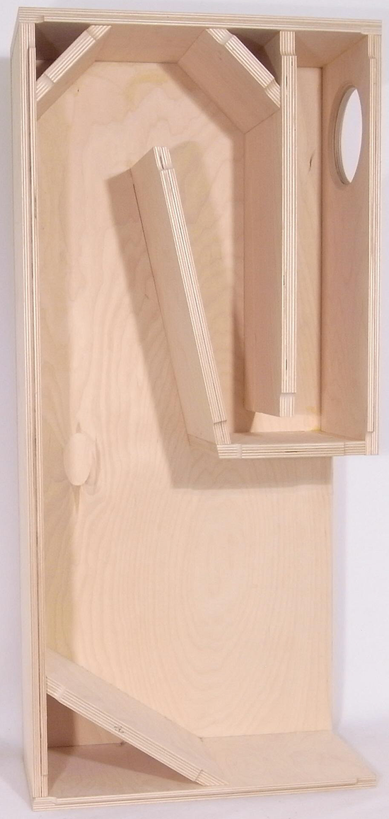 Photo of inside side view BK12 cabinet
