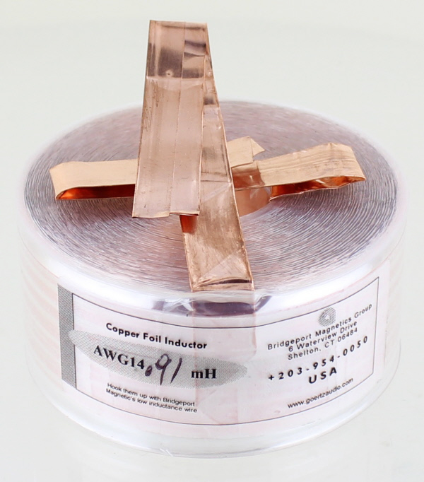 Goertz CF.91 (14 AWG) Copper Foil Inductor Main Photo