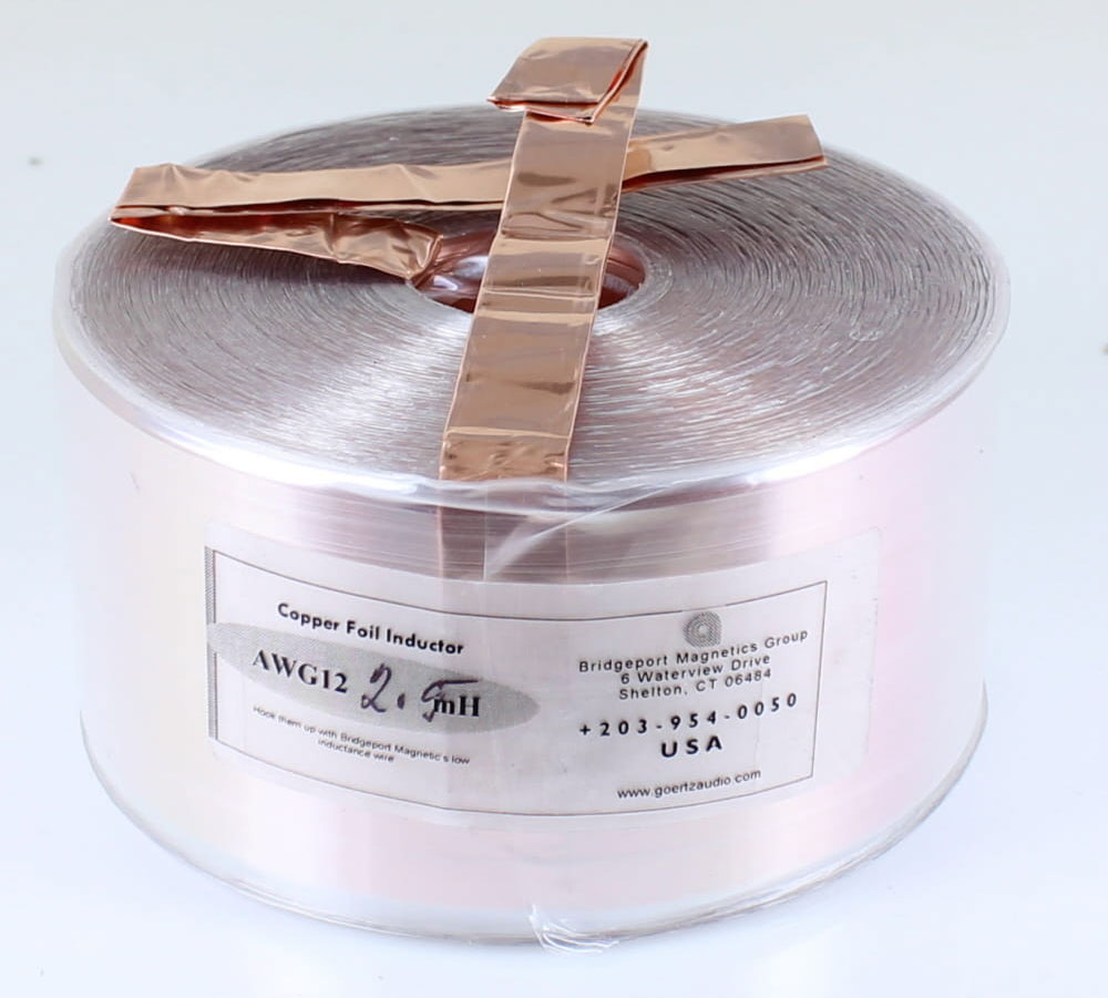 Goertz CF2.5 (12 AWG) Copper Foil Inductor photo