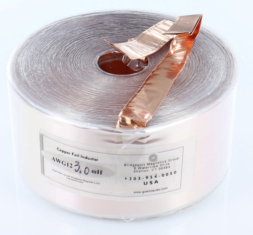 Goertz CF3.0 (12 AWG) Copper Foil Inductor