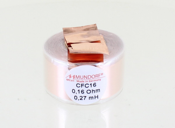 Mundorf MCoil Foil 16 awg air core inductor 0.27 photo