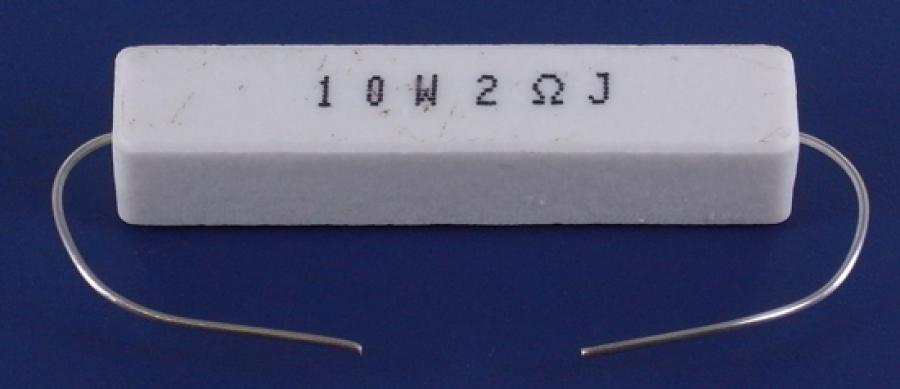 Photo of sand cast resistor