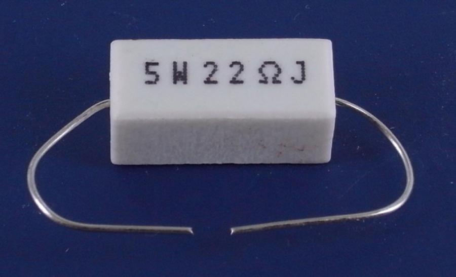 Photo of sand cast resistor