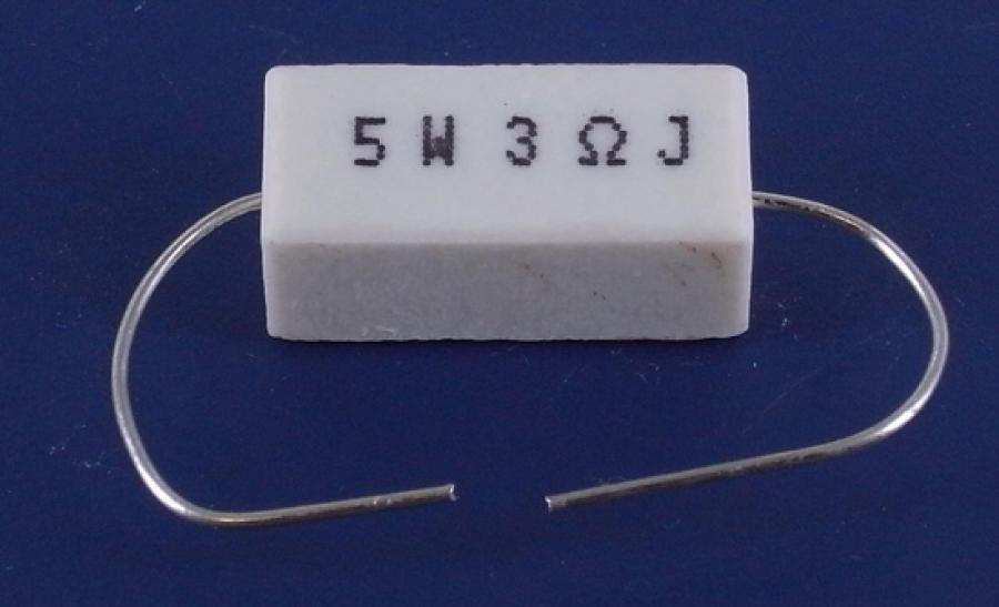 Photo of sand cast resistor