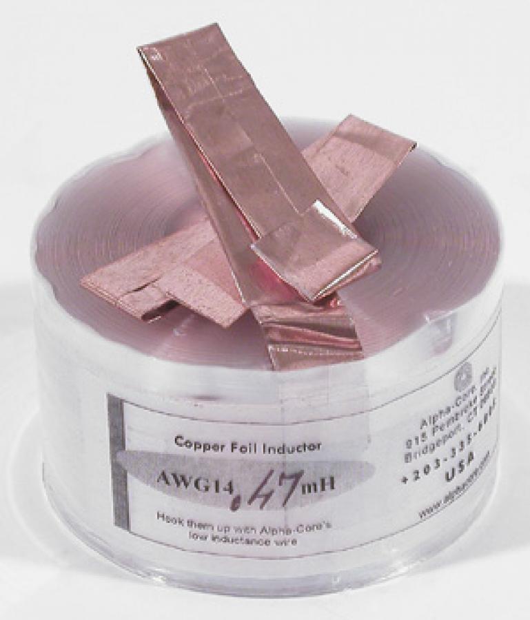 Goertz CF.47 (14 AWG) Copper Foil Inductor