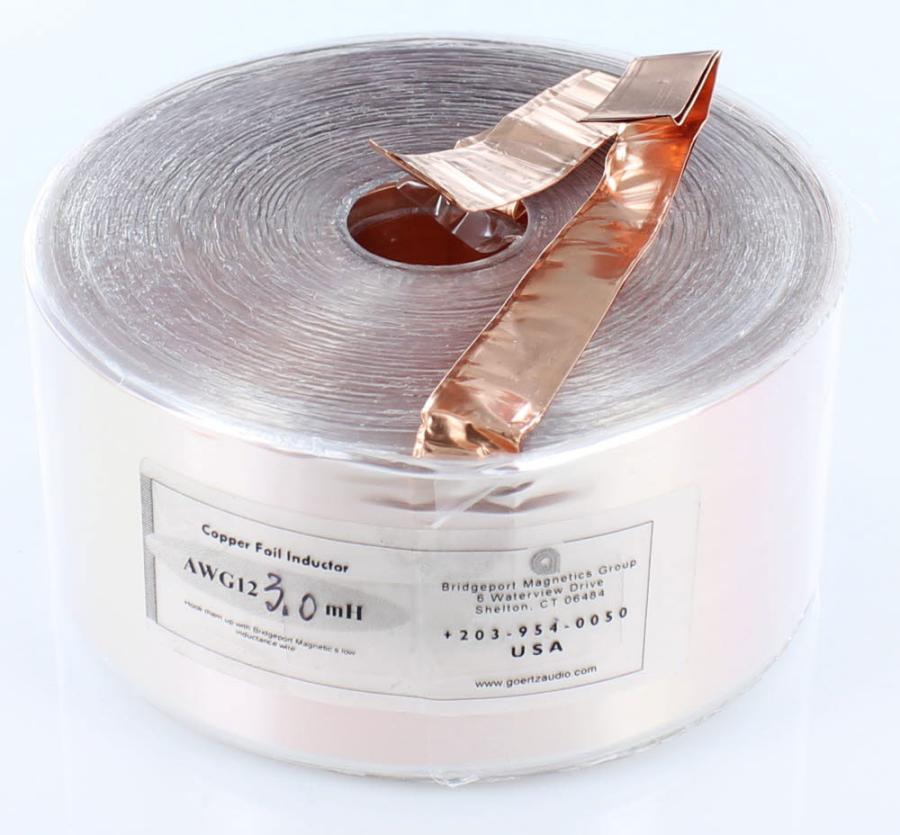 Goertz CF3.0 (12 AWG) Copper Foil Inductor