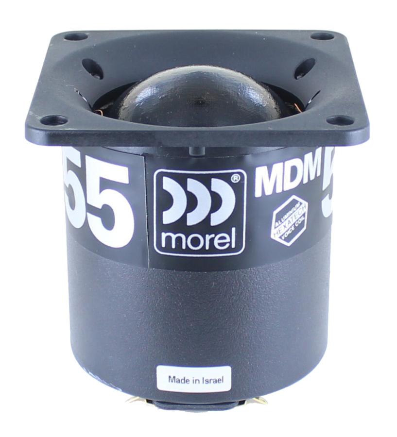 Photo of MDM55 dome midrange.  Slight horn loading.