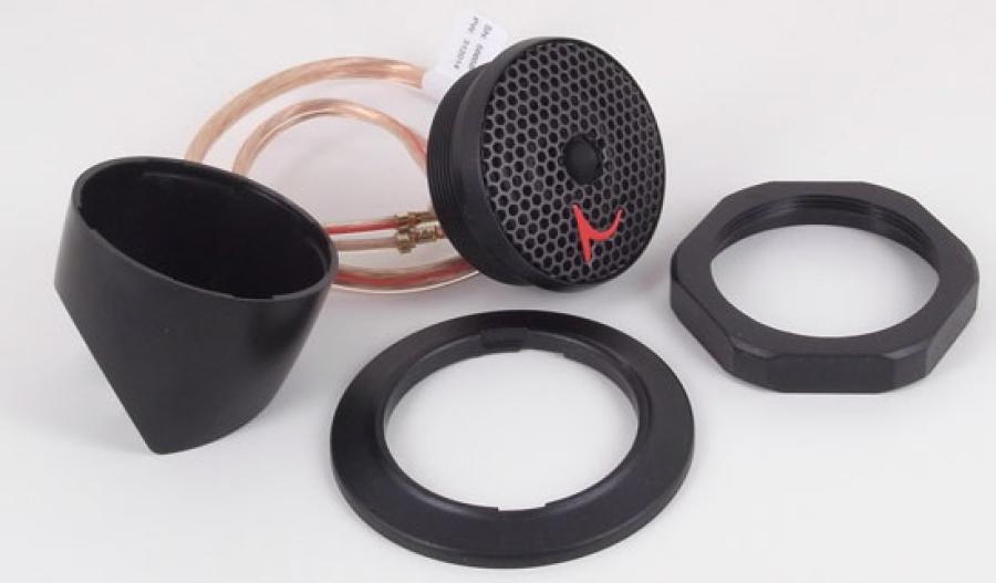 ROEN(ロエン) スカルヘッドスピーカー ScanSpeak Revelator R2904/7000-05 Tweeter, Black Face, Silver Plug