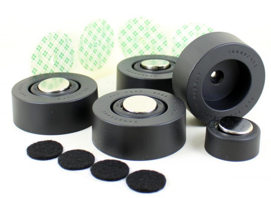 SoundCare SuperSpikes: Electronics Pad Chrome 4-pack photo