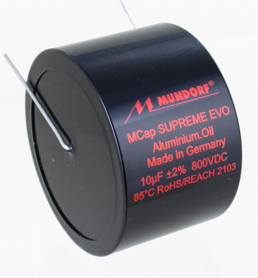 Mundorf Supreme EVO Oil Capacitor 10 mfd Main Photo