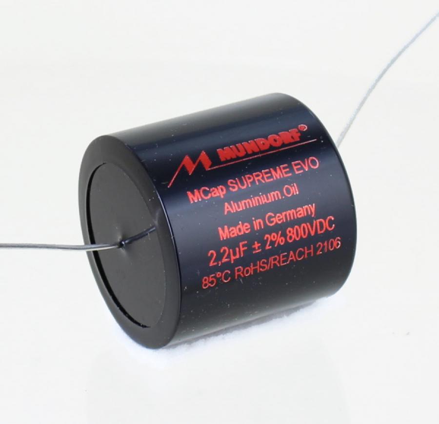 Mundorf Supreme EVO Oil Capacitor 2.2 mfd Main Photo