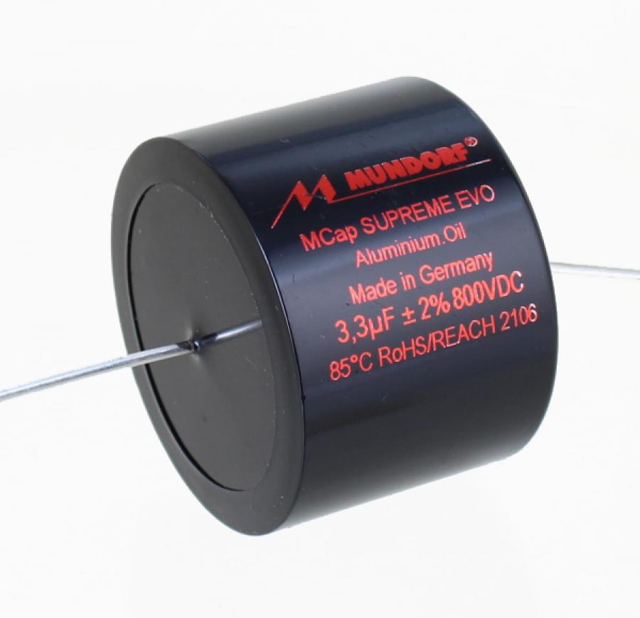 Mundorf Supreme EVO Oil Capacitor 3.3 mfd Main Photo