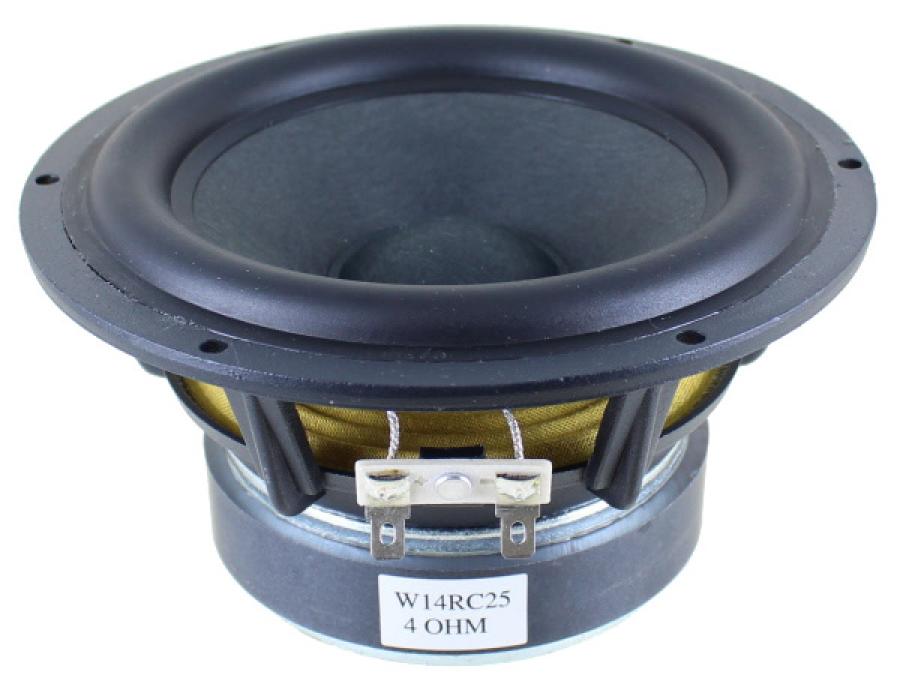 Silver Flute W14RC25-04 5.5" Woofer Wool Cone 4 ohm Photo