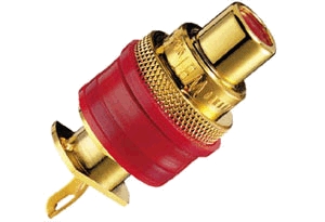 WBT-0201-R Topline Solder Type RCA - Red photo