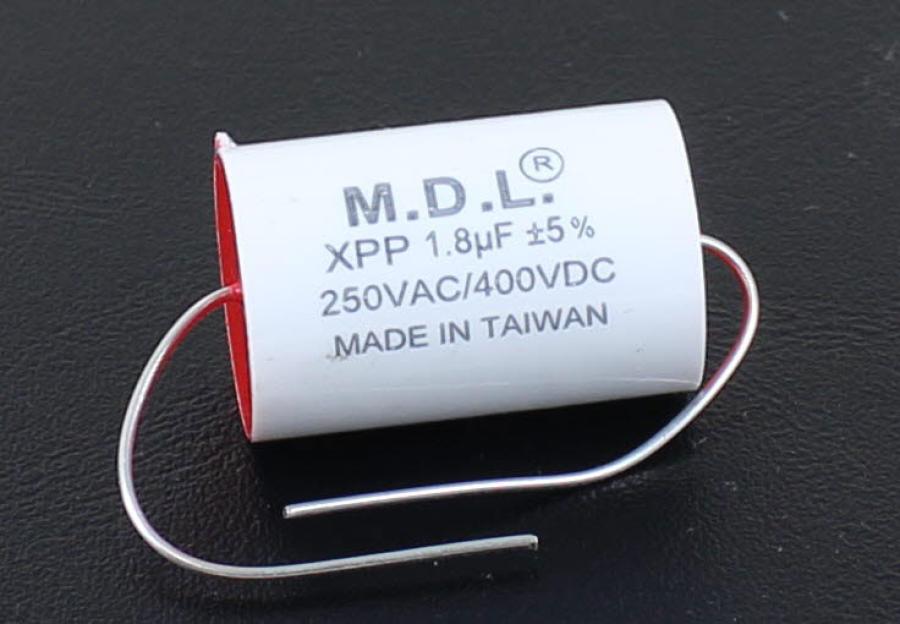 MDL XPP Polypropylene 1.8mfd 400V
