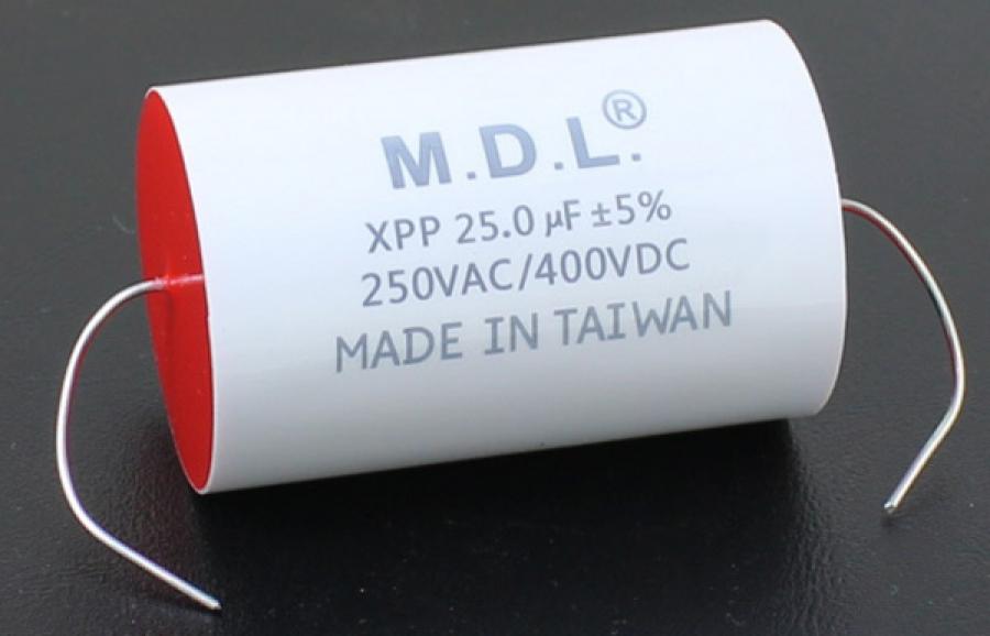MDL XPP Polypropylene 25mfd 400V PHOTO