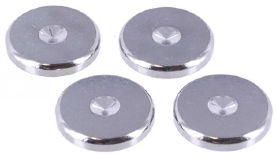 Floor Protectors - Chrome - Set of 4 photo