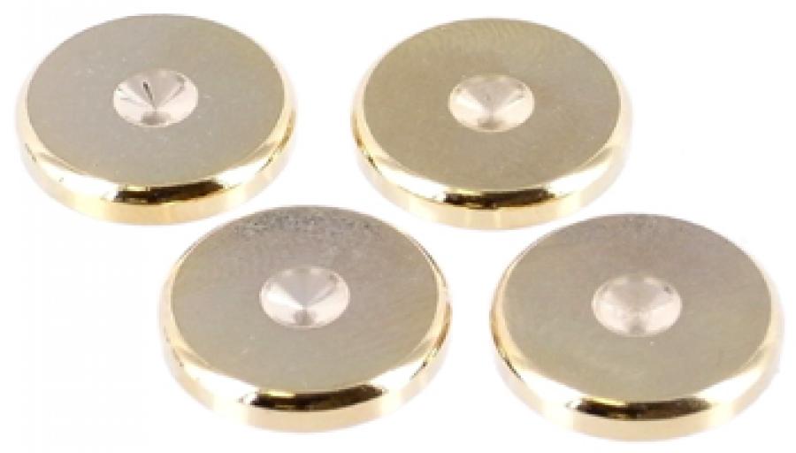 Floor Protectors - Gold Plated - Set of 4 photo