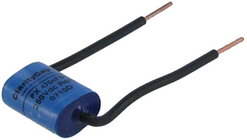 Photo of capacitor